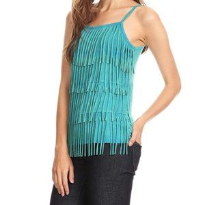 BULLY Dangling FRINGE Layer TANK TOP 4-Tier T-SHIRT Tassel TANK TOP Priced CHEAP